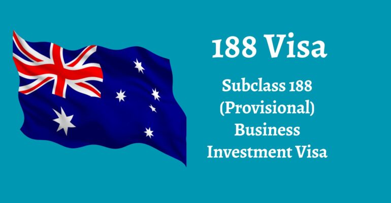 Australia Business Innovation and Investment (Provisional) 188 visa