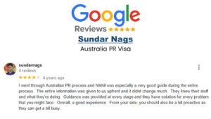 Aus PR Google Review